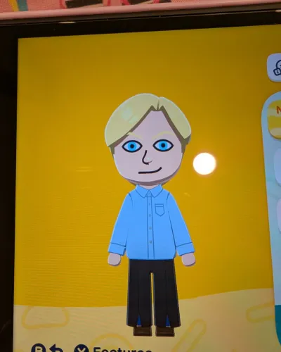 Mii portrait of Draco Malfoy