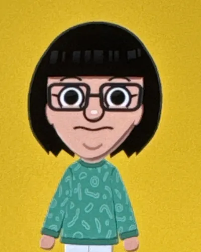 Mii portrait of Tina Belcher
