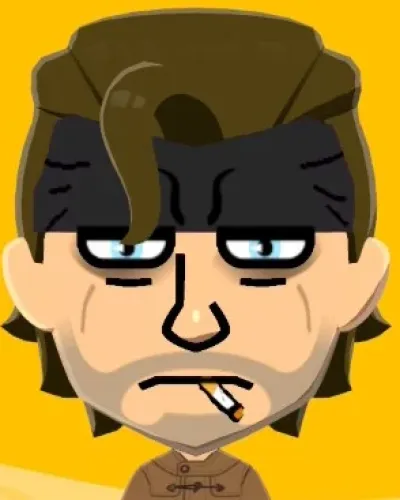 Mii-Porträt von Solid Snake (Smash Bros) v2.0