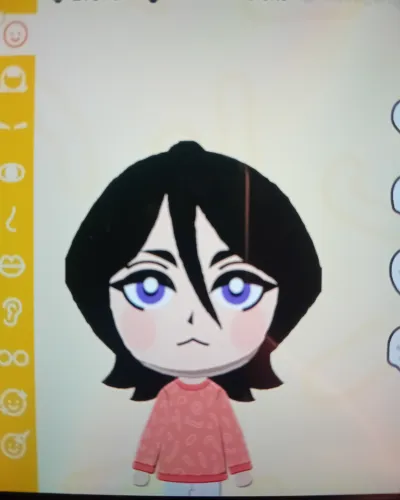 Mii-Porträt von Rukia Kuchiki