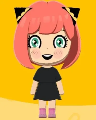 Mii-Porträt von Anya Forger