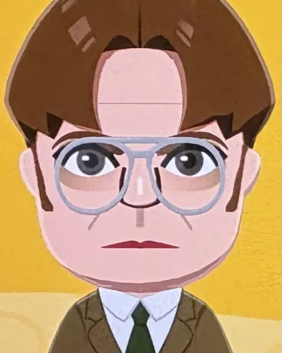Mii-Porträt von Dwight Schrute