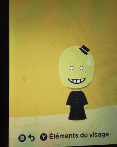 Mii portrait of Koro sensei