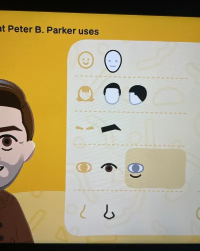 Mii-Porträt von Peter B. Parker