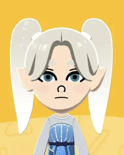 Mii portrait of Frieren