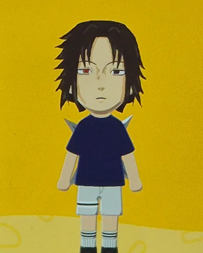 Mii portrait of Sasuke