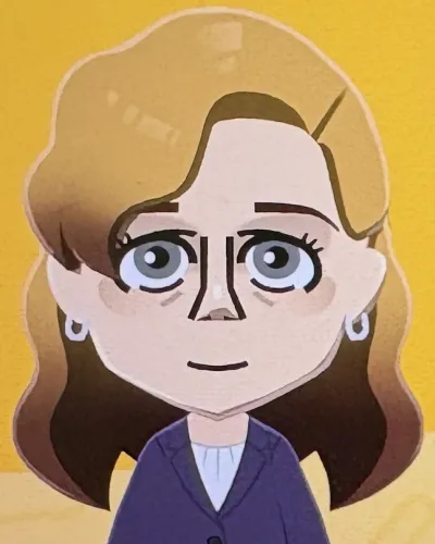 Mii-Porträt von Pam Beesly (ver.2)