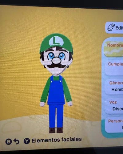 Mii-Porträt von Luigi
