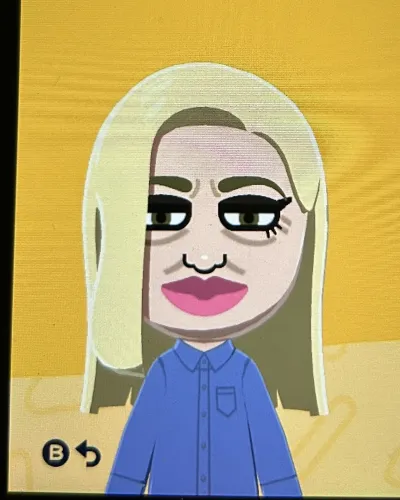 Mii-Porträt von Belén Esteban