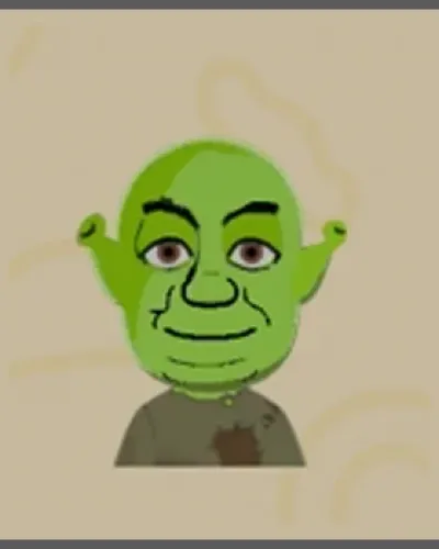 Mii-Porträt von Shrek