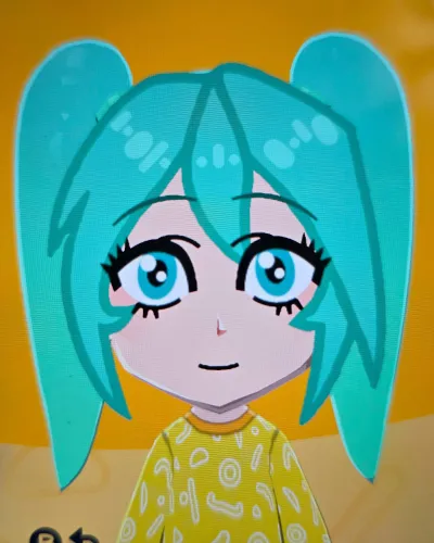 Mii portrait of Hatsune Miku