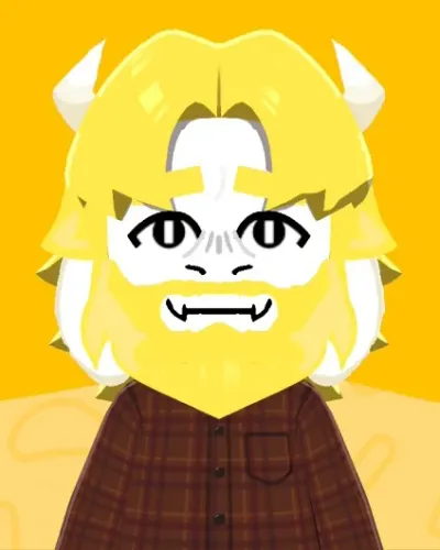 Mii-Porträt von Asgore Dreemurr
