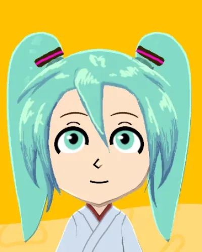 Mii-Porträt von Hatsune Miku
