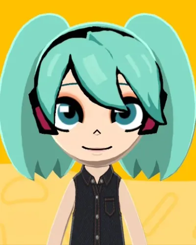 Mii-Porträt von Hatsune Miku