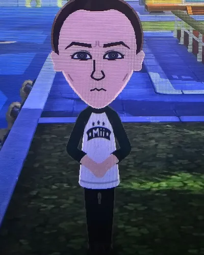 Mii-Porträt von Sheldon Cooper