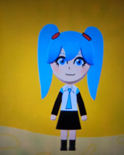 Mii portrait of Hatsune Miku