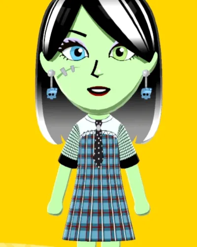 Mii-Porträt von Frankie Stein