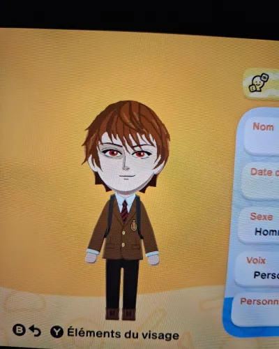 Mii-Porträt von Light Yagami