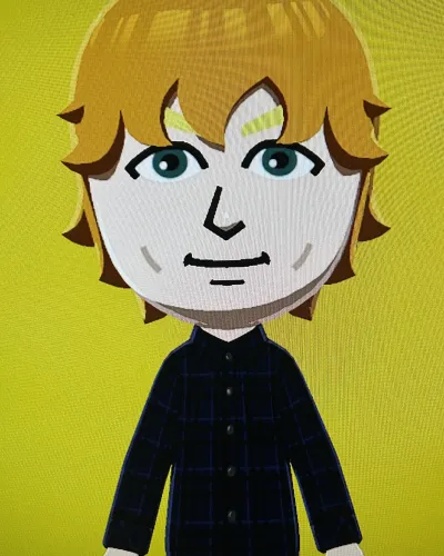 Mii-Porträt von Ed Sheeran