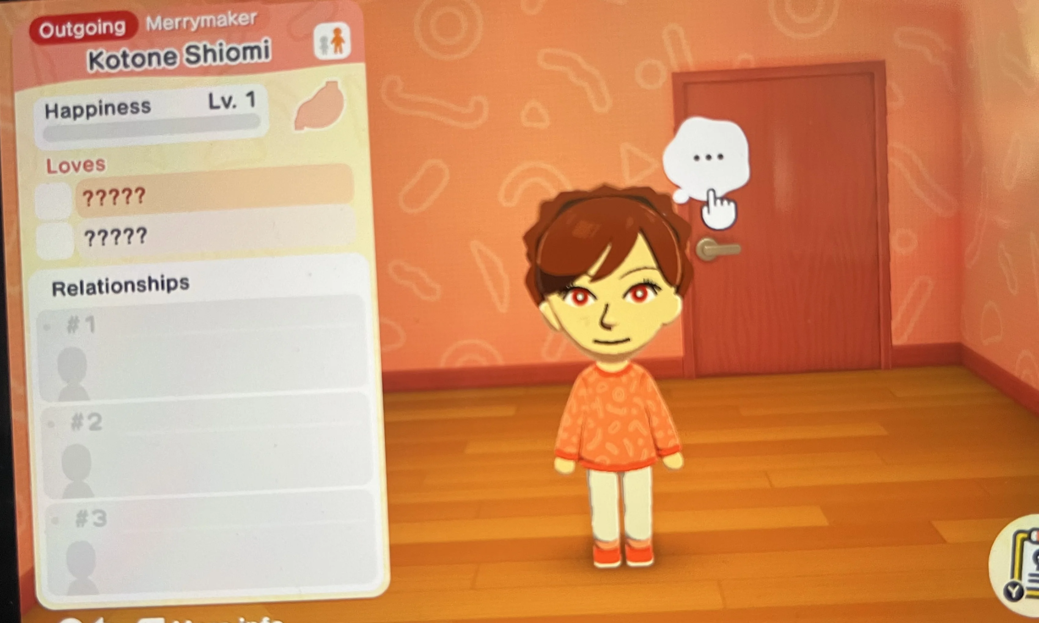 Mii portrait of Kotone Shiomi