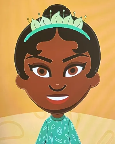 Mii-Porträt von Princess Tiana
