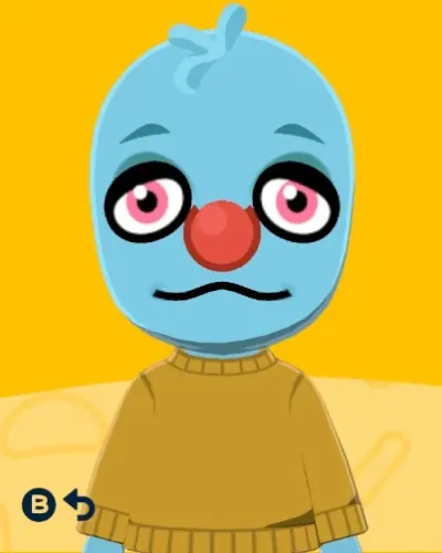 Mii portrait of Filbo (Bugsnax)