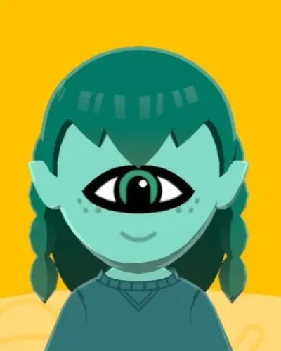 Mii-Porträt von Cyclops Turquoise