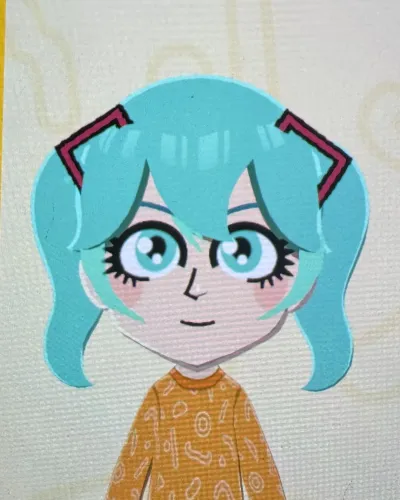 Mii-Porträt von Hatsune Miku