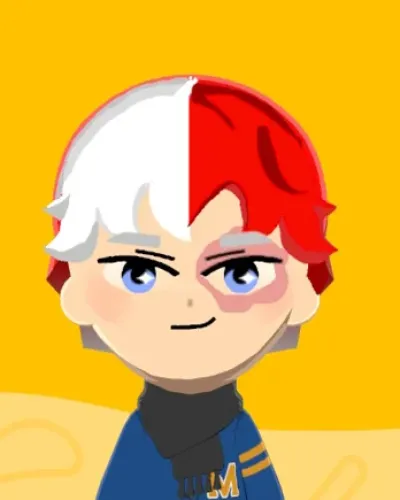 Mii-Porträt von Shoto Todoroki