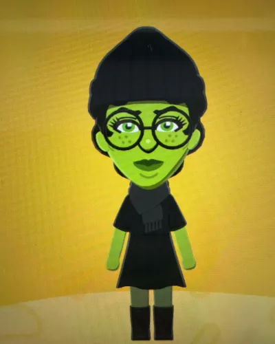 Mii-Porträt von Elphaba Thropp