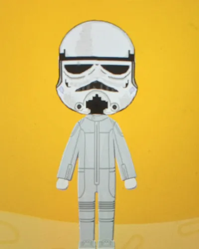 Mii-Porträt von Stormtrooper (Star Wars)