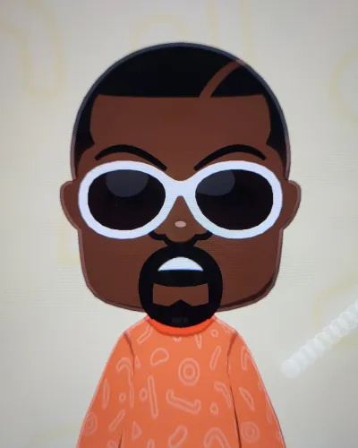 Mii-Porträt von Kanye West