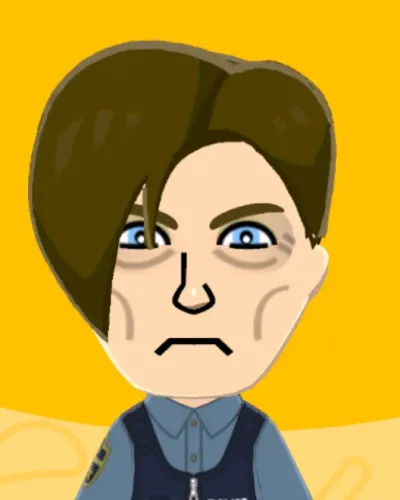 Mii-Porträt von Leon Kennedy (Requiem)