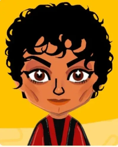 Mii-Porträt von Michael Jackson