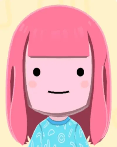 Mii-Porträt von Princess Bubblegum