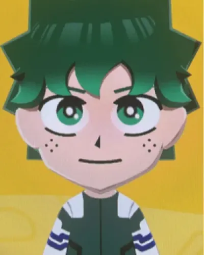 Mii-Porträt von Izuku Midoriya - Deku