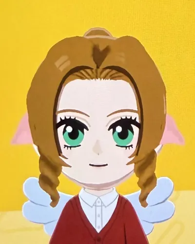 Mii-Porträt von Aerith Gainsborough