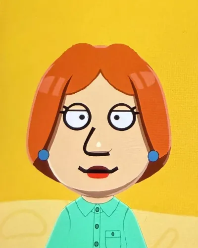 Mii-Porträt von Lois Griffin