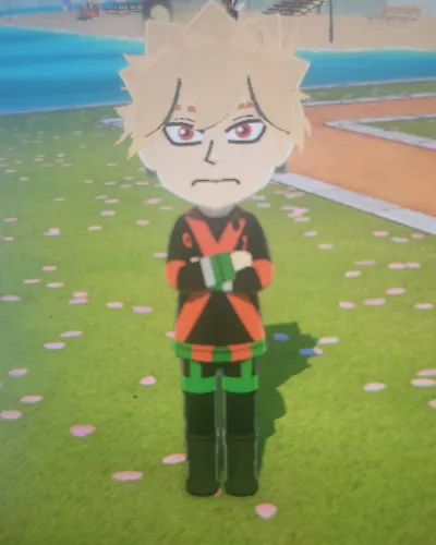 Mii-Porträt von Katsuki Bakugo