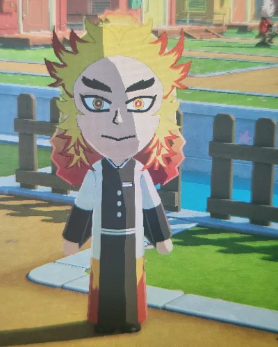 Mii-Porträt von Kyojuro Rengoku