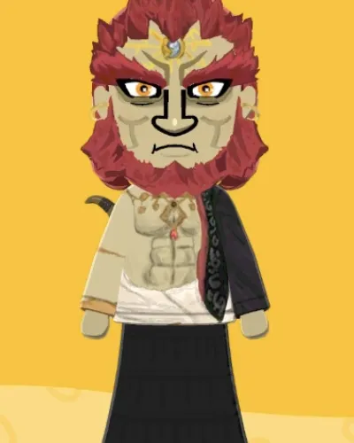 Mii portrait of totk ganondorf
