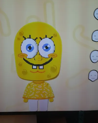 Mii-Porträt von Spongebob