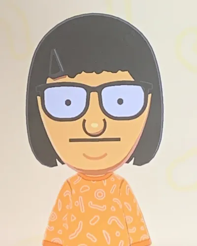 Mii portrait of Tina Belcher