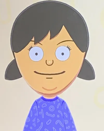 Mii portrait of Louise Belcher