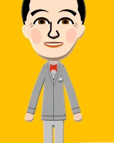 Mii-Porträt von Pee Wee Herman