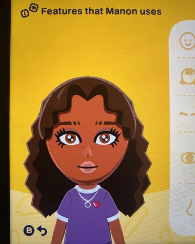 Mii portrait of Manon