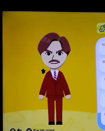 Mii-Porträt von Ron Burgendy