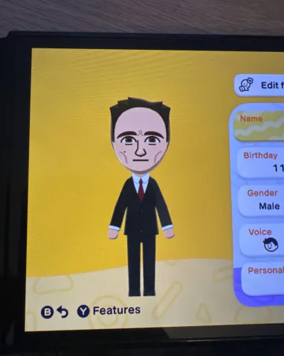 Mii-Porträt von Aaron Hotchner