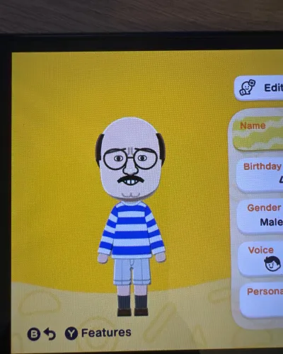 Mii portrait of Tobias Funke