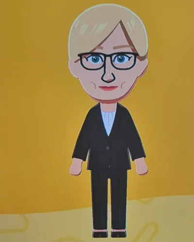 Mii-Porträt von Alice Weidel